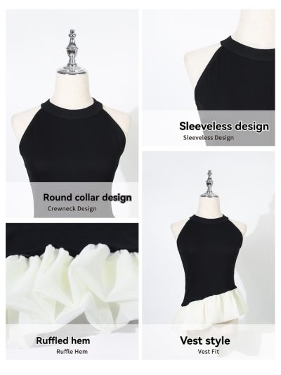 Tops | Womens Roll Neck Halter Top Clothing Tops